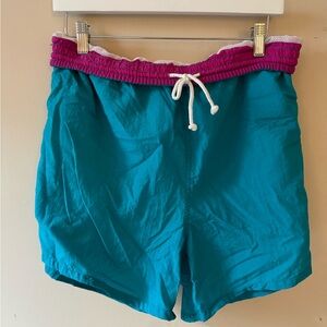 Retro Swim Trunks